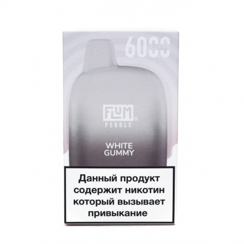 Flum Pebble 6000 - White Gummy